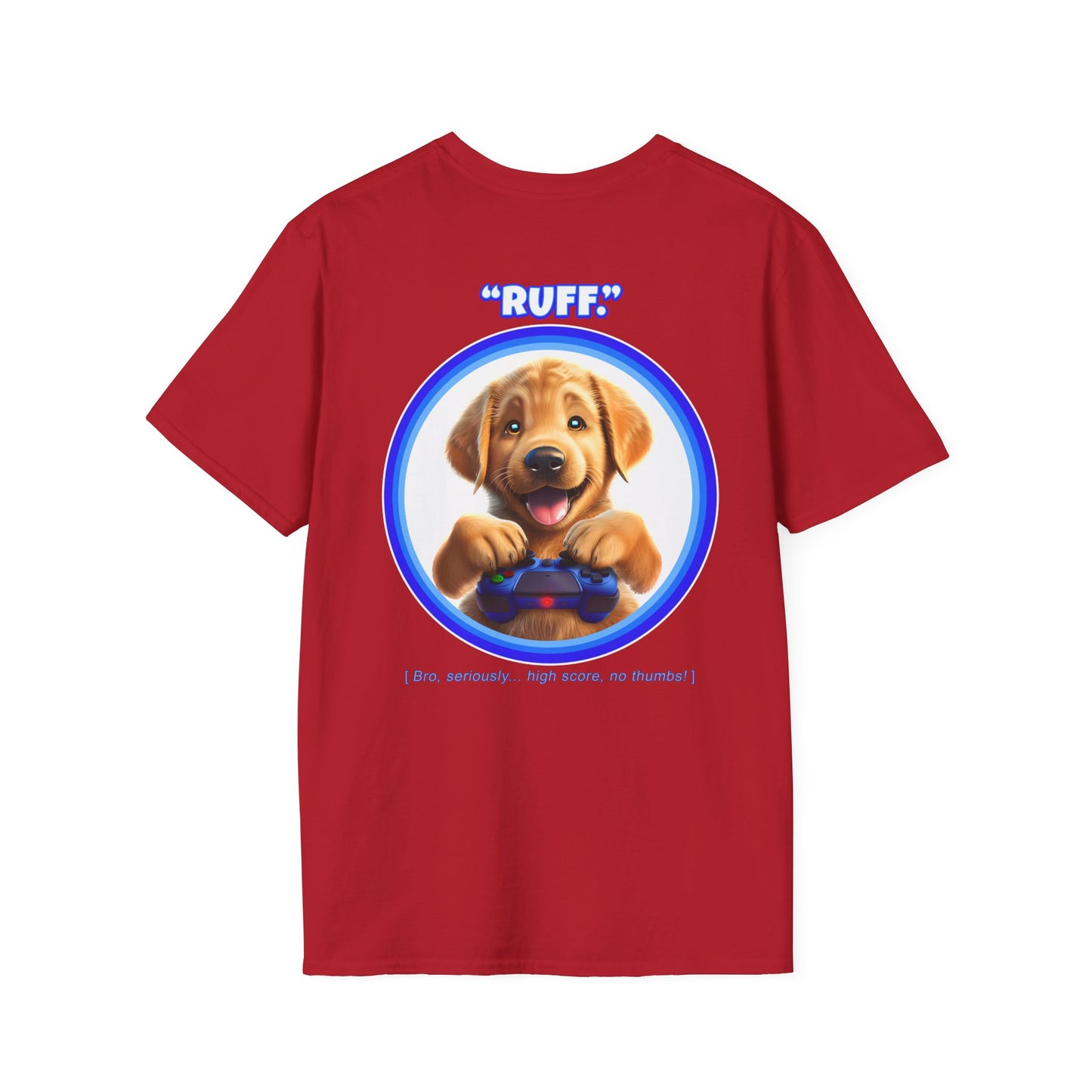 Golden Retriever Ruff (Blue)