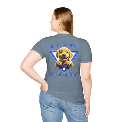 Yellow Lab What? (Blue)